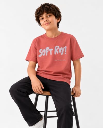 Image of Alan Jones Clothing Boys Oversized Cotton Printed T-Shirt | Round Neck, Short Sleeves, Casual Wear
