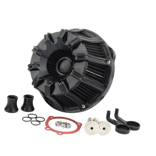 Filtre de nettoyage CNC noir moto Sportster Fat Boy Dyna Touring FLHR