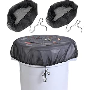 37.5 Inch Mesh Cover for Rain Barrel,Rain Bucket Leaf Filter Screen Cover