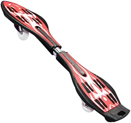 Delta 2 Teker Yolda Sörf Keyfi İçin Özel Waveboard Dizayn Kaykay, Kırmızı