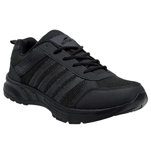 Image of BRUTON Black Men's Trendy Walking Shoes Regular Shoe Yoga Shoes for Men's & Boy's