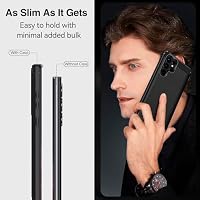 ivoler Silikon Hülle für Samsung Galaxy S22 Ultra 5G, [Militärischer Schutz] Stoßfest Handyhülle, Dünne Weiche Flexible TPU Kratzfest Schutzhülle Anti-Fingerabdruck Case Cover, Schwarz – Ansicht 7
