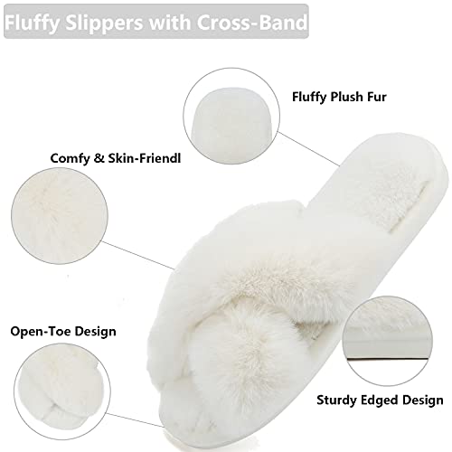 Topwolve Pantofole Donna Peluche Pantofole da