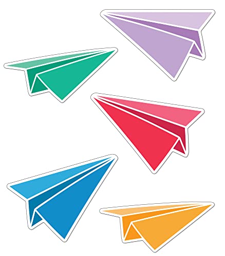 Carson Dellosa Happy Place Paper Airplane Cutouts