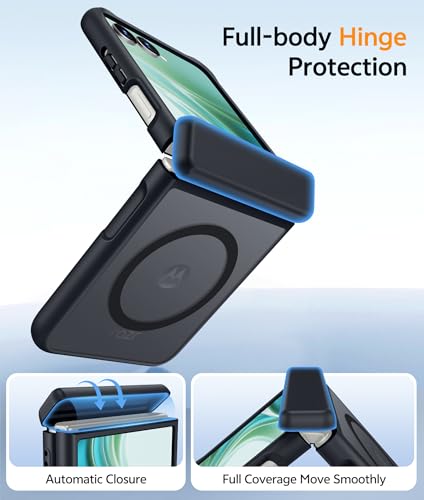 Image of FNTCASE for Motorola Razr Ultra 2026 Case: Moto Razr Ultra 2025 Case [Hinge Protection] Translucent Matte Cases [Compatible with Magsafe] [Screen Protector] Military Grade Shockproof Protective Cover