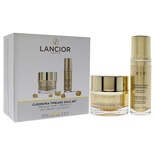 Lancior Timeless Gold Cleopatra Set , 2 Pc 1.7oz Youth Precious Cream - Day Lift, 1oz Timeless Gold Face Lift Serum - Image 3