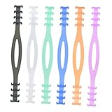 Homoyoyo 6 Stück Masken Verlängerungsband Silikon Verstellbar Ohrenschonend Stufenlos Einstellbar...