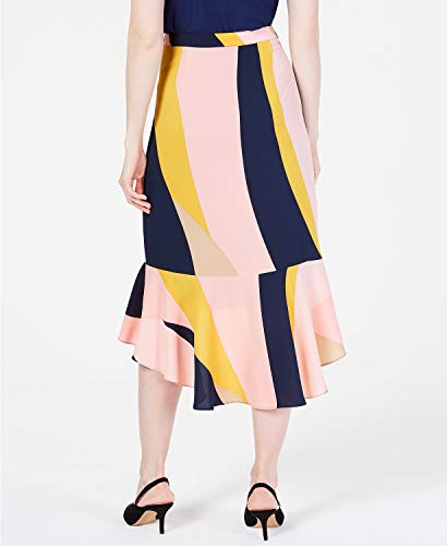 Bar III Colorblocked Trumpet Skirt Lava Lamp Size 62