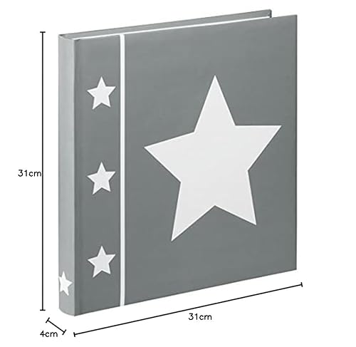 Hama Skies Jumbo Album Fotografico Grigio 30X30Cm 60 Pagine Bianche - 6