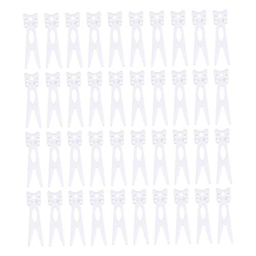 SOLUSTRE 50pcs Photo Frame Holders Dovetail Brackets for Desktop Display Support