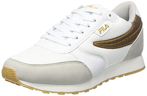 FILA FILA Orbit F Wmn, Scarpe da Ginnastica Donna, White-Gold, 40 EU