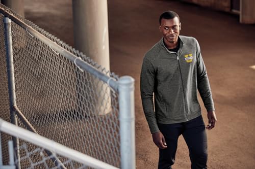 INK STITCH Men St560 Custom Embroidery Add Logo Texts Sport-Wick ® Flex Fleece Full-Zip Jackets3