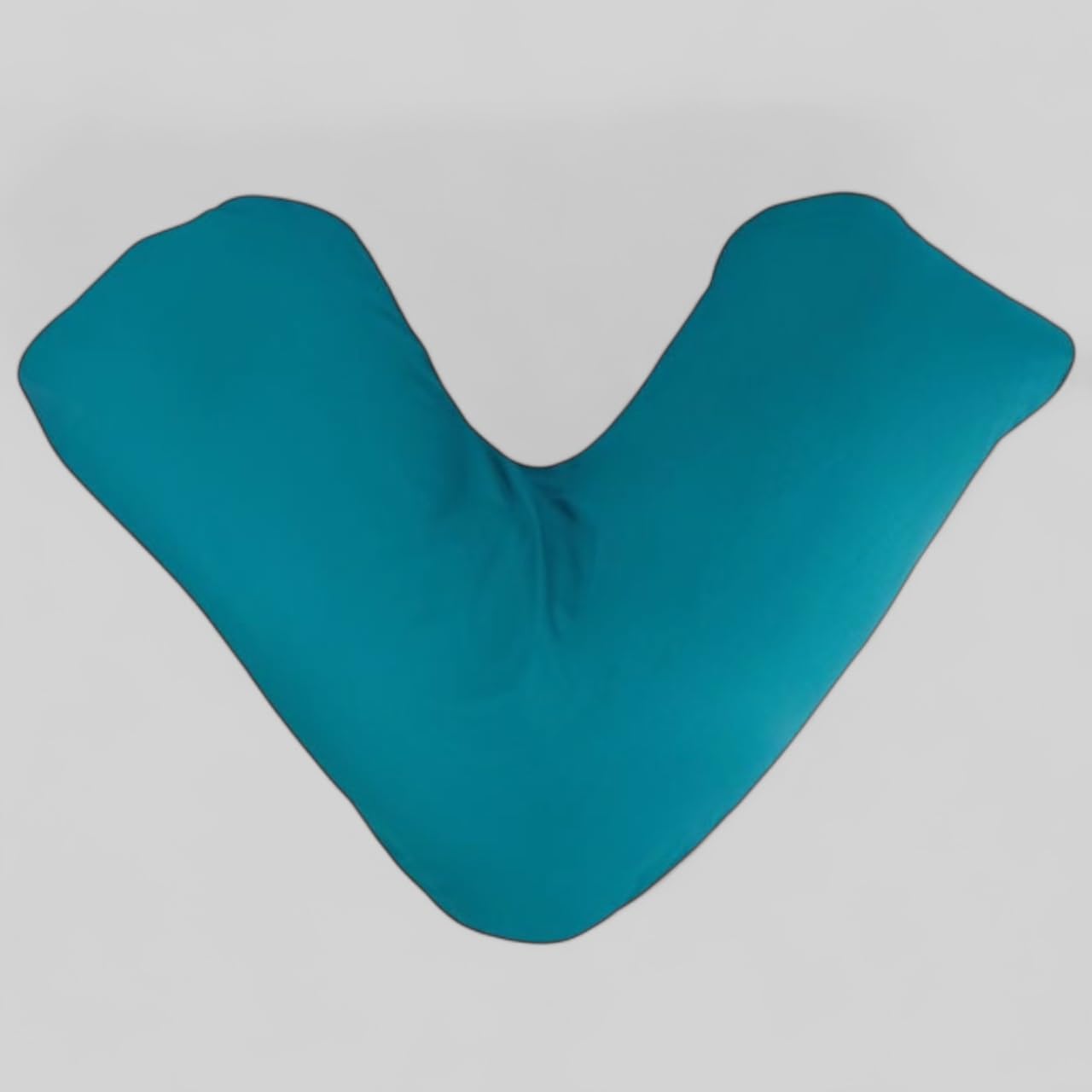 vingardium leviosa VL V Pillow with Pillowcase – Orthopedic V Shaped Pillows for Adults, Triangle Pillow for Neck, Back & Maternity Support (Teal, v pillow with case) — image 1