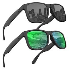 2 Pack(black/Gray+black/Green)