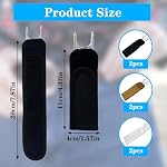 6PCS No Buckle Belt for Men Women, Invisible Elastic Buckleless Stretch Belts for Jeans Pants, Adjustable Flat Velcro