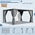 Aoxun Louvered Pergola 12' x 16' Outdoor Aluminum Pergola Adjustable Roof, with Waterproof Curtains and Nets, for Decks, Gardens, Gray