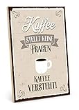 Shabby chic retro vintage nostalgie deko Holzdeko-Schild, Wandschild, Türschild, Holztafel, Holzbild im used-look aus MDF-Holz mit Zitat als Geschenk und Dekoration. Liebevoll von Hand in Kleinstserie gefertigt (made in Germany – by Type-Stoff)
