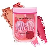Profusion Cosmetics Milk Tea 6 Shade Palette - Boba Tea Collection Highly Pigmented Matte, Shimmer, and Metallic Shades, Smooth & Blendable, Travel-Friendly, Vegan & Cruelty-Free (Berry)