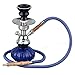 Produktbild 24cm Reise Mini Shisha Blau mit 1 Schlauch inkl. Tonkopf und Dichtungen