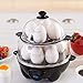 Dash Deluxe Rapid Egg Cooker Electric for Hard Boiled, Poached, Scrambled, Omelets, Steamed Vegetables, Seafood, Dumplings & More, 12 Capacity, with Auto Shut Off Feature, Black