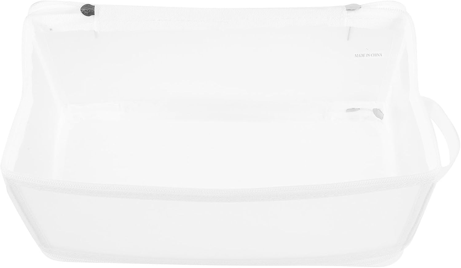 Waterproof Cosmetic Bag 6.7l Plastic Metal Travel Organizer White
