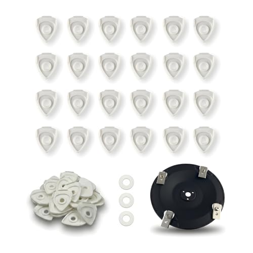 BEVINKATE 24 Pcs Blade Mounting Washers for Mammotion Luba & Yuka Robot Mowers