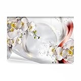 Format total: approx. 441x315 (largeur x hauteur) / 9 bandes autocollantes, 49 cm de large. Matériau: Le matériau est résistant à la saleté - il sera parfait comme décoration.