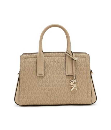 Image of Michael Kors, Womens, Laila Small Satchel, Khaki, One Size