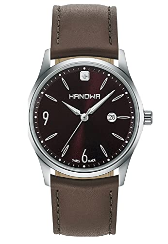 Montre quartz Hanowa femme : l'éclat du cuir et d'un cadran raffiné