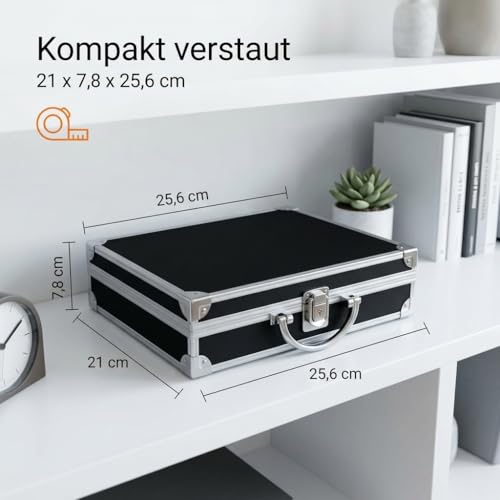 Malette numismatique SAFE 9816 pour classer et transporter vos pièces de 2 Euros