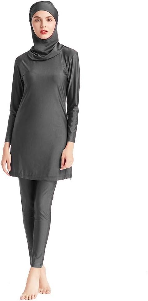 SUYUKU Muslimischer Badeanzug für Damen 3-teilige Muslimische...