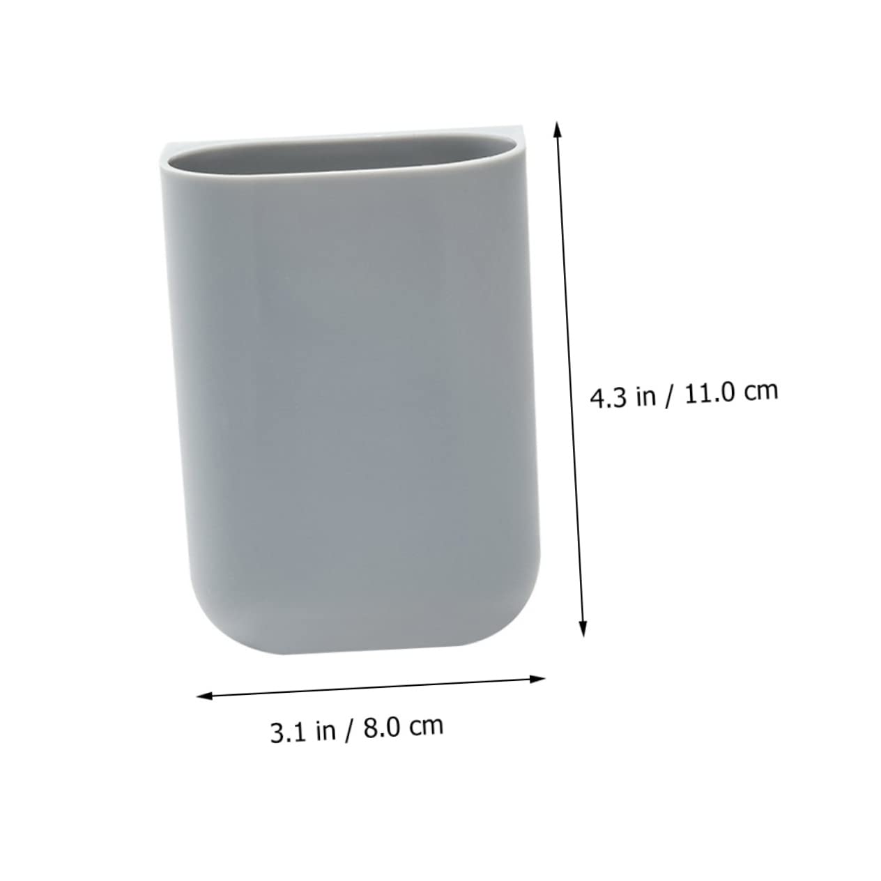 OSALADI 3 Set Portapenne Adesivi Resistente Contenitori Da Parete Per Penne Pennelli E Accessori Bianco E Trasparente Organizer Scrivania Per Studenti E Ufficio 6 Pezzi*3