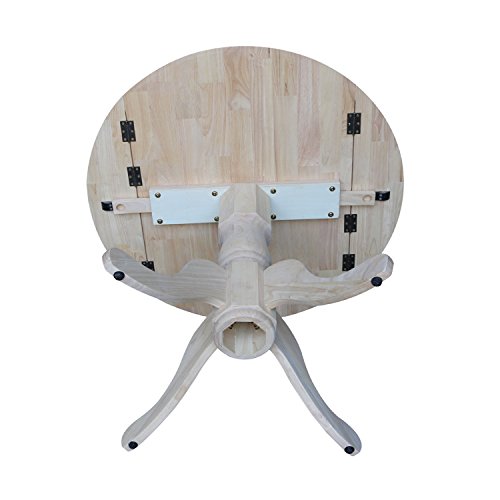 International Concepts 36-Inch Dual Drop Leaf Table, Unfinished #TOP7