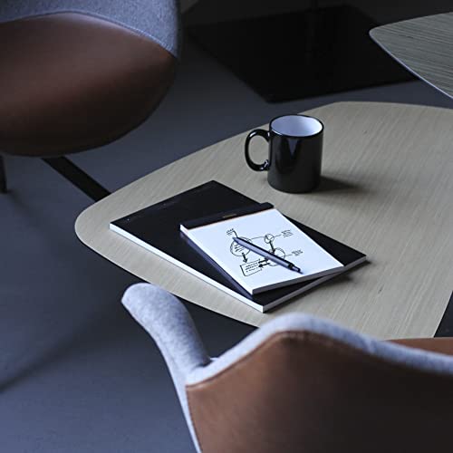 RHODIA 196009C, Stapled Notepad N°19 Black, A4+, Lined, 80 Detachable Sheets, White Clairefontaine Paper 80 g/m² - Image 4