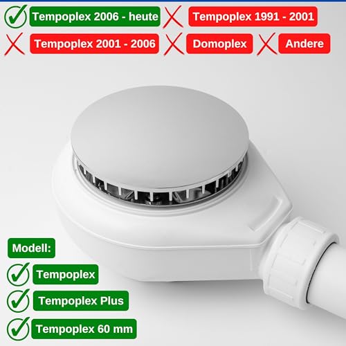 Cover and hair strainer set for shower drain diameter 115 mm - Image 2