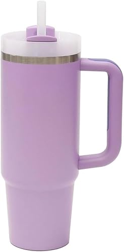 Qtxe�^���u���[ 40oz 1.18L �N�G���`���[H2.0 �X�^�����[ �X�g���[�t�� �n���h���t�� �R��h�~ �s���N �l�C �J�b�v (�p�[�v��) [���s�A���i]