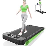 Dskeuzeew Walking Pad Treadmill with 5% Incline, 8KM/H Under Desk Portable Running Machine for Home Office, Compact Mini for Small Spaces, Installation-Free, Remote Control, LED Display
