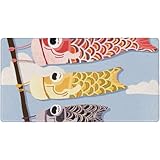 こいのぼり 富士山 和風 マウスパッド 大型 ゲーミング デスクマット マウス対応 滑り止め 耐久性 良い おしゃれ かわいい 防水 サイバーカフェ オフィス最適