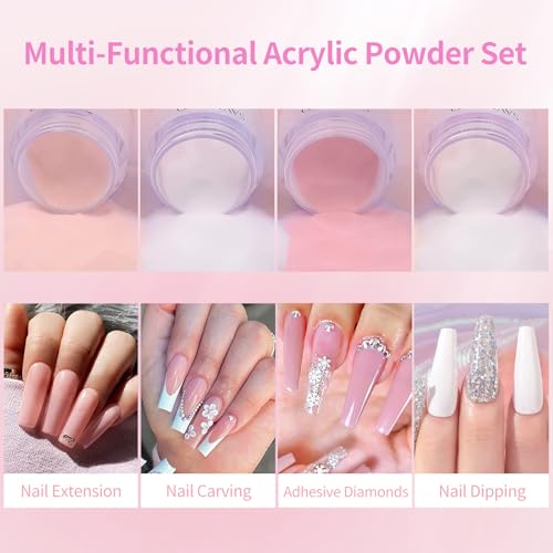 Kit lime à ongles électrique acrylique contre les poses manquées avec liquide 75ml - 3