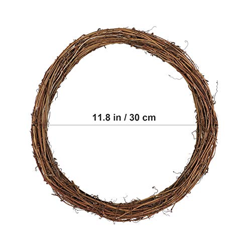 SUPVOX Ghirlanda di Natale Ghirlanda di Rattan