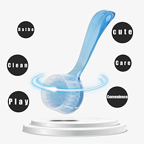 Woledoe 2 Pack Hedgehog Bath Brush, Guinea Pig Massage Combs, Cleaning Supplies, Fit Hamster, Ferrets, Rats, Chinchilla - Blue #TOP5