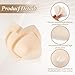 KFHENSOMR 3 Pairs Removable Bra Pads Inserts - Push Up Triangle Bra Cups for Sports Bras, Swimsuits & Dresses | Breathable Breast Enhancers, Sew-in Replacement Inserts for Bikini & Clothing