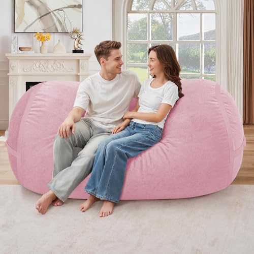 Image of 5FT Bean Bag Chair 5'Giant Bean Bag Chairs with Adults, Large Beanbag Chair