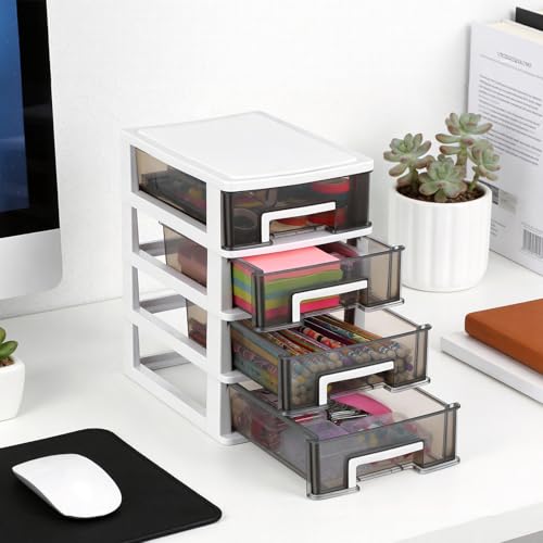 Armoire de rangement plastique à 4 couches en PP léger pour maison - 8