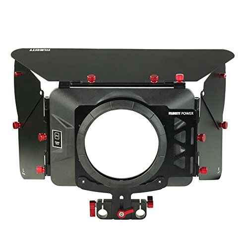 FILMCITY Power (MB-99) Camera Matte Box for 15mm Rail Rod Support Follow Focus