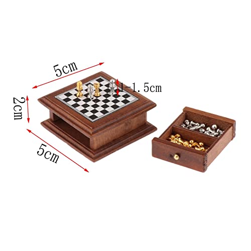 predolo 1:12 Dollhouse Miniature Checkerboard