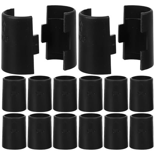 GLEAVI Clips para Estantes de Alambre 25 MM 48 Piezas de Plástico Resistente Abrazaderas de Fijación para Estanterías Clips de Repuesto Portátiles para Almacenamiento y Organización
