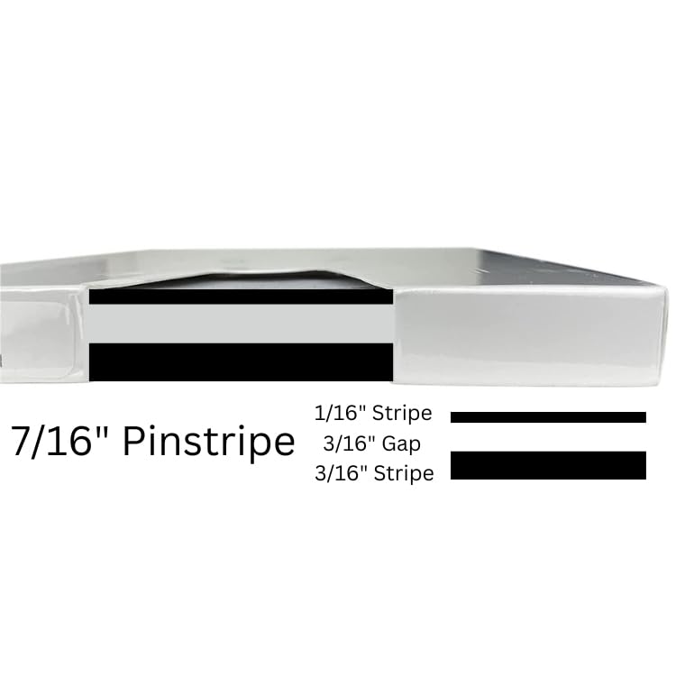 Prostripe 7/16" x 40' Double-Lined Automotive Pinstripe Tape for Cars, Trucks, and SUVS R32806 (Silver)