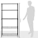 Amazon Basics 5-Shelf Adjustable Heavy Duty Steel Wire Rack Storage Shelving Organizer for Kitchen, Garage, 36