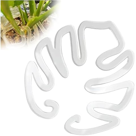RRumo Monstera Grapple. Transparent Monstera Plant Support Keeps Plants Tame and Growing Vertical Cover